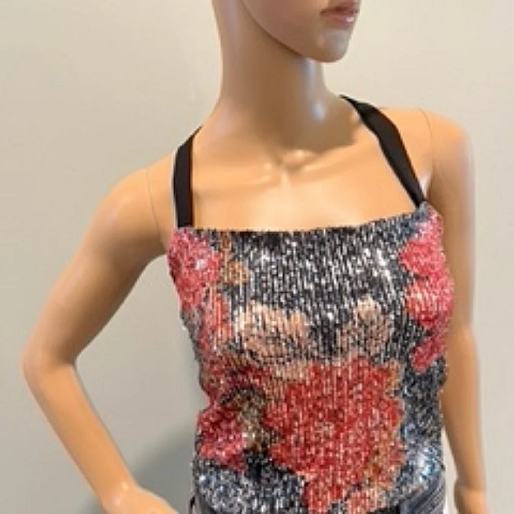 Intimately by Free People Sequins‎ Tube Top Size M NWT